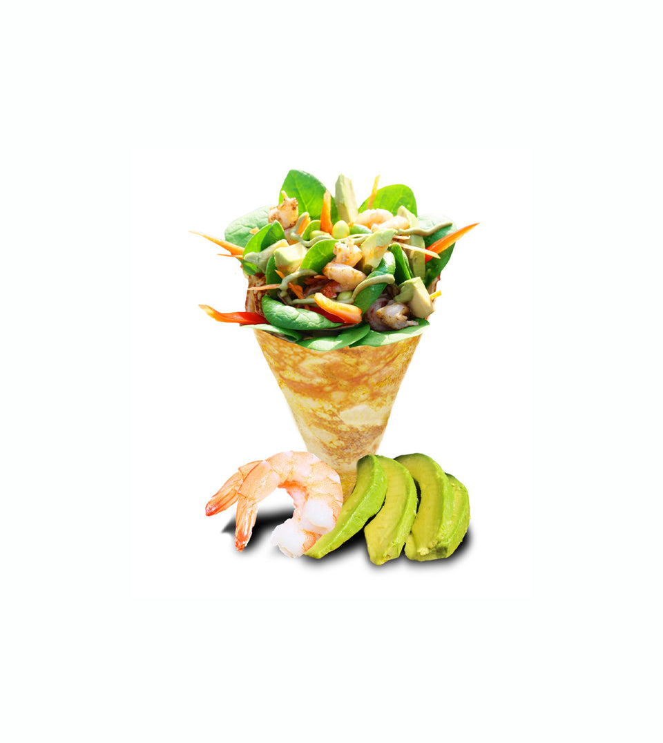 Блины Роти с морепродуктами